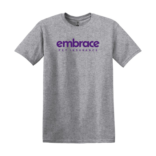 Embrace Purple Logo Gildan 64000 Shirt
