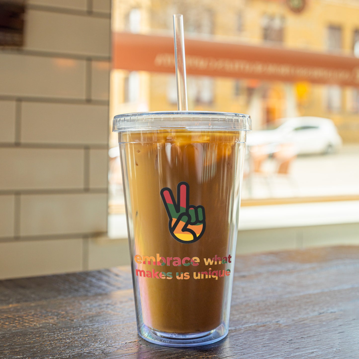 Embrace Black History Acrylic Tumbler