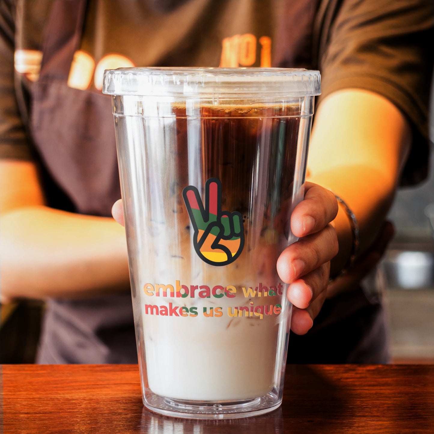 Embrace Black History Acrylic Tumbler