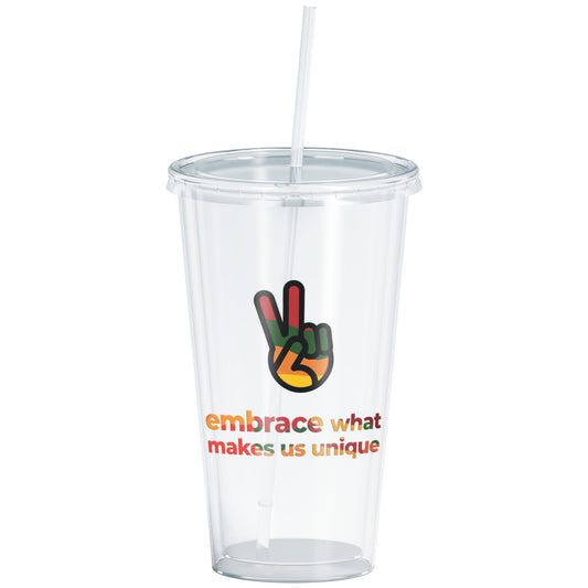 Embrace Black History Acrylic Tumbler