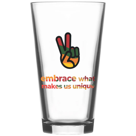 Embrace Black History Pint Glass