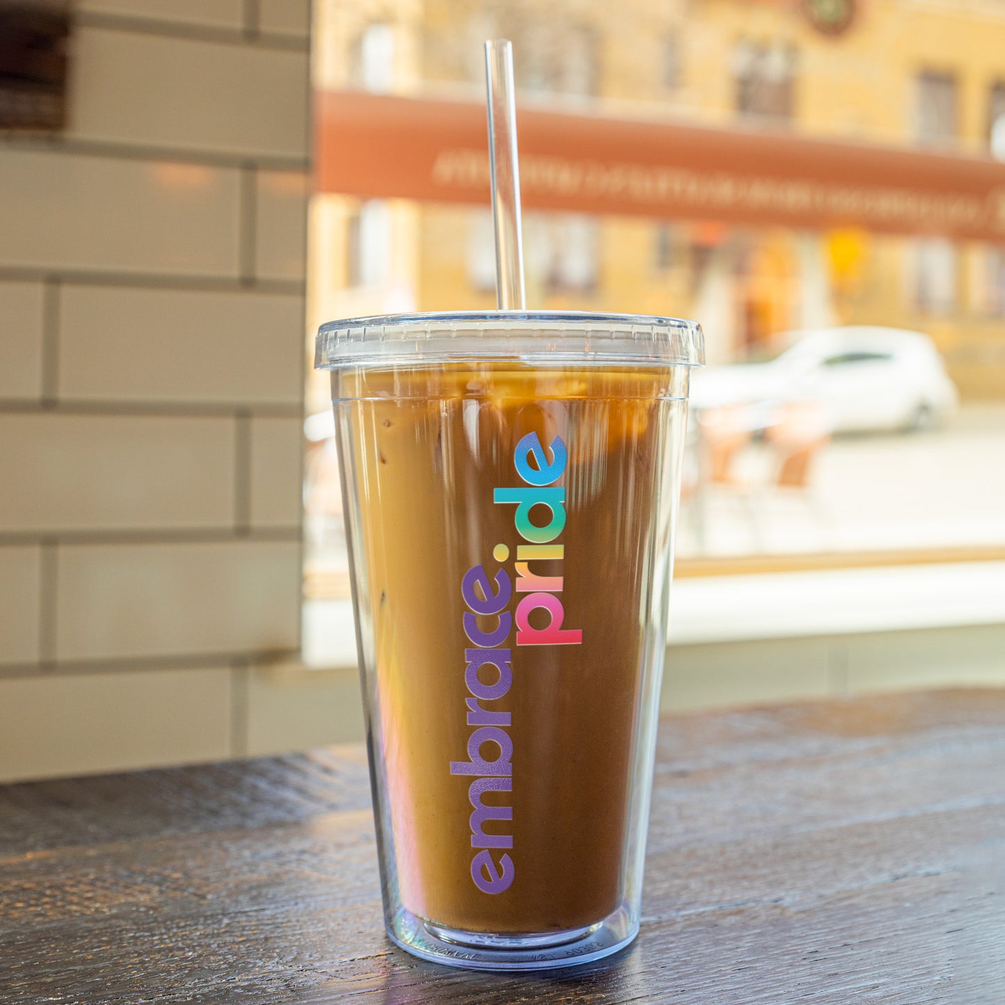 Embrace Pride Acrylic Tumbler