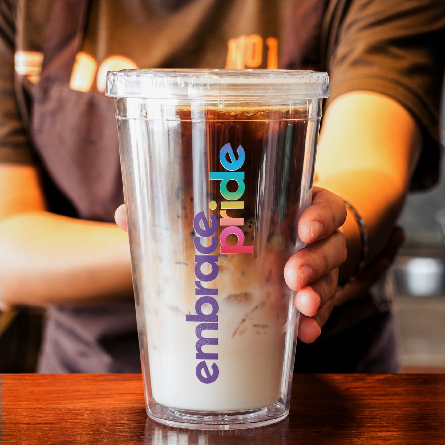 Embrace Pride Acrylic Tumbler