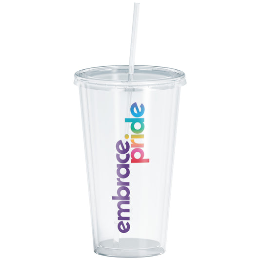 Embrace Pride Acrylic Tumbler