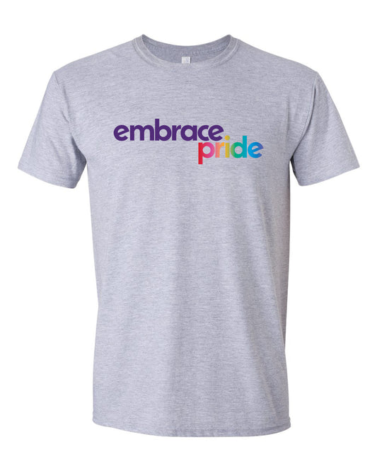 Embrace Pride Athletic Grey Shirt